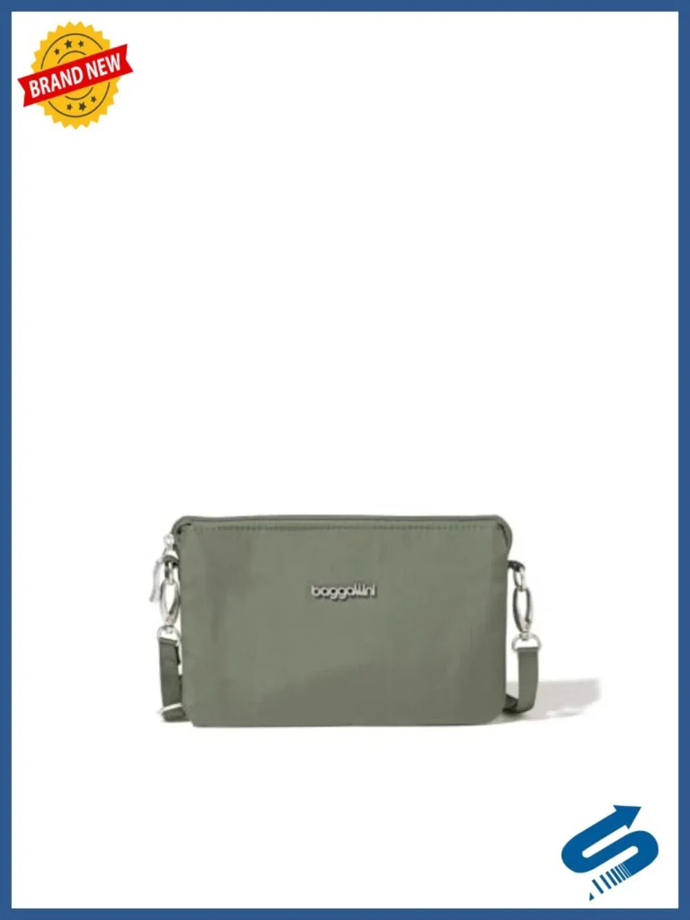 Mini Crossbody Bag RFID Blocking Convertible Wristlet Machine Washable Nylon